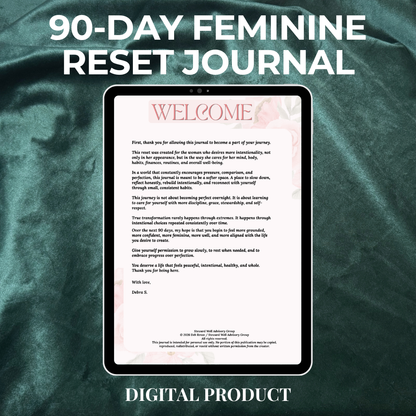 The 90-Day Feminine Reset Journal