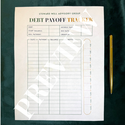Digital Debt Payoff Tracker | DIGITAL