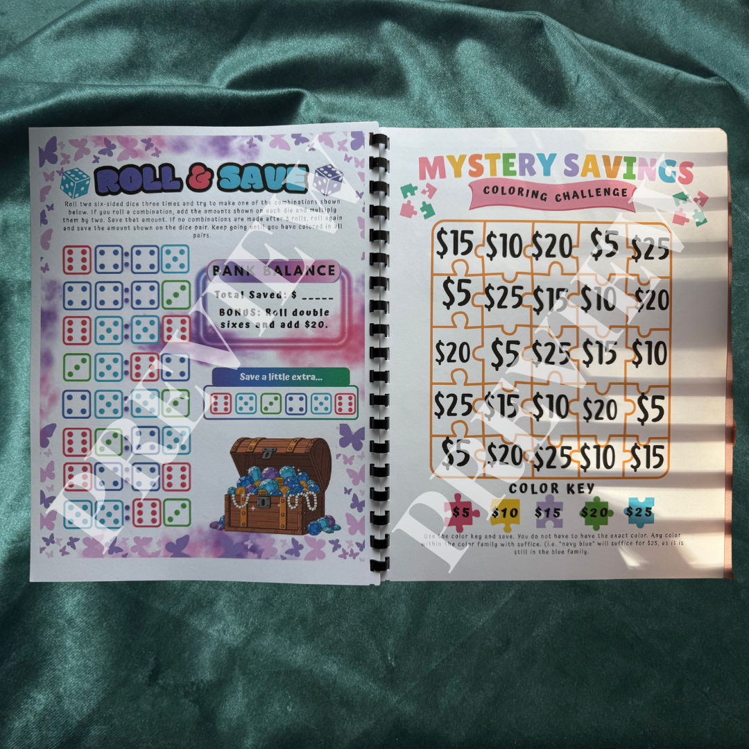 Steward Well Savings Challenge Book | Physical Savings Challenge Binder