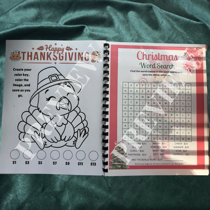 Steward Well Savings Challenge Book | Physical Savings Challenge Binder