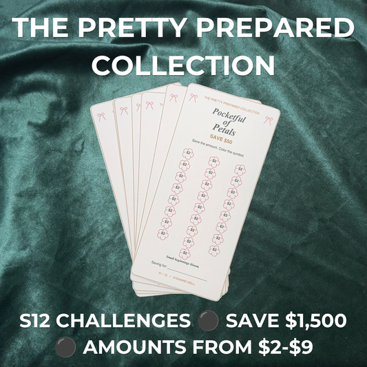 Pretty & Prepared | 12 Savings Challenges • Save $1,500