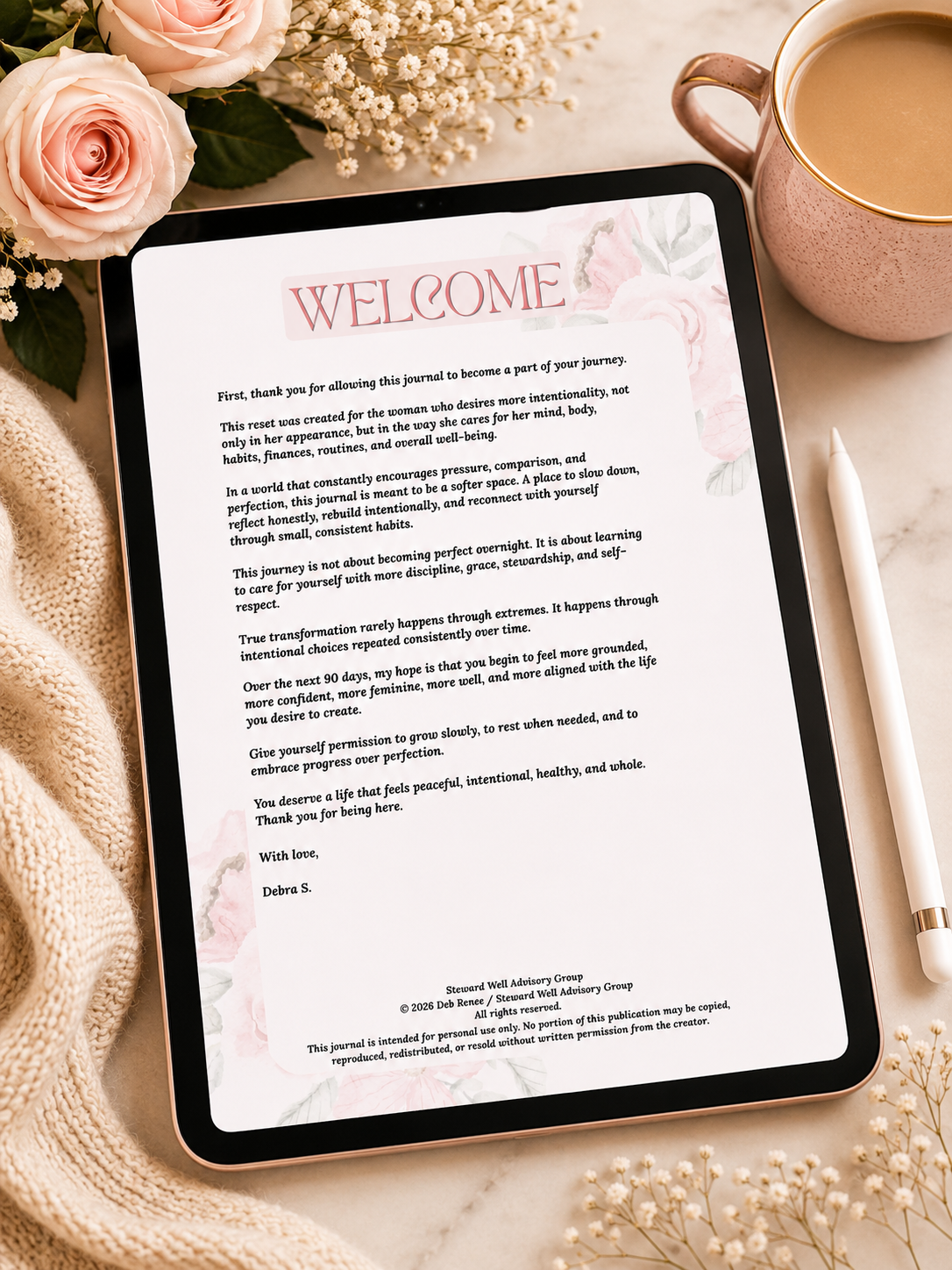 The 90-Day Feminine Reset Journal (PRINTABLE)