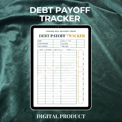 Digital Debt Payoff Tracker | DIGITAL