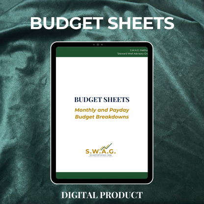 Budget Worksheets | Printable