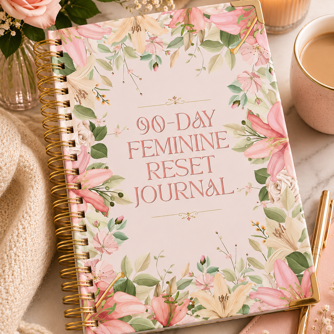 The 90-Day Feminine Reset Journal (PRINTABLE)