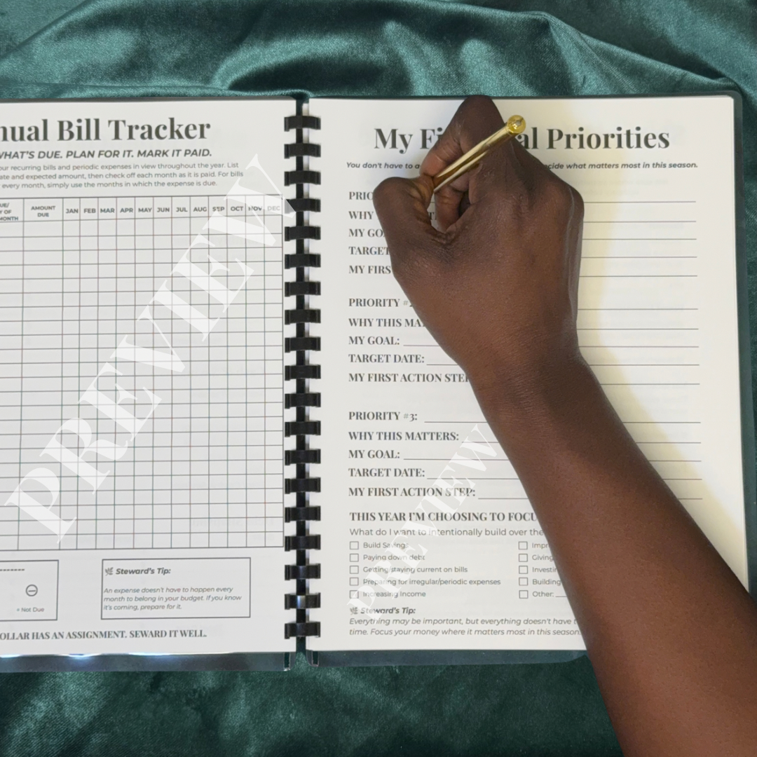 Steward Well® 12-Month Budget Planner | 2027 Budget Planner
